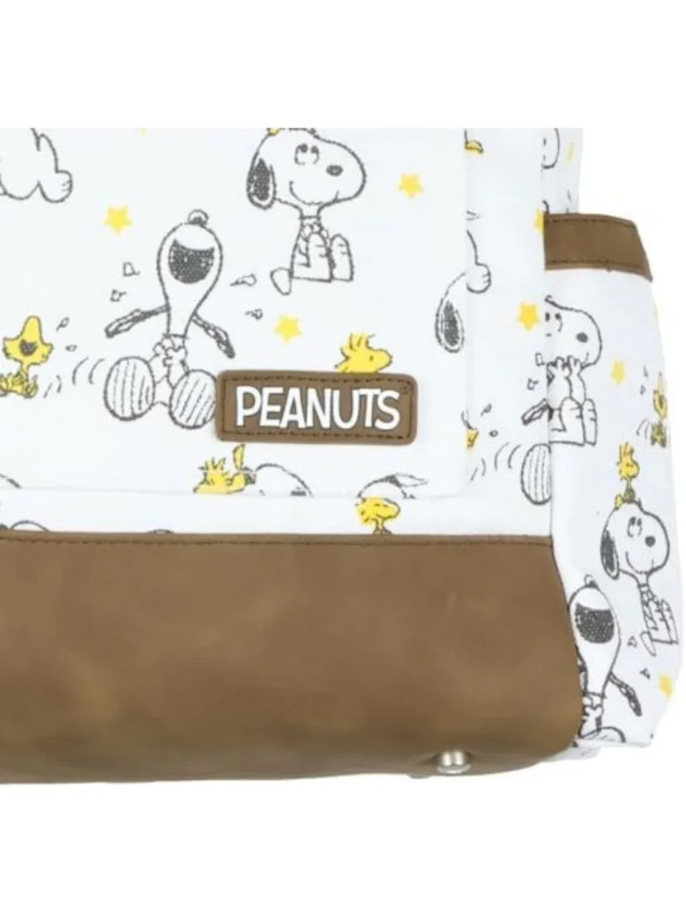 Snoopy & Woodstock Convertible Totepack Backpack with Handles & Strap, 16